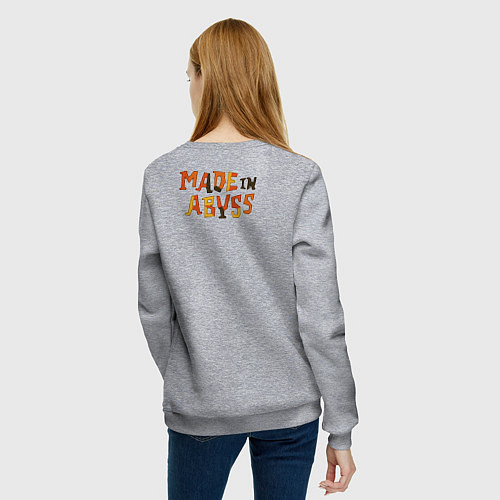 Женский свитшот Nanachi made in abyss / Меланж – фото 4