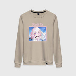 Женский свитшот Улыбка 7 марты Honkai star rail