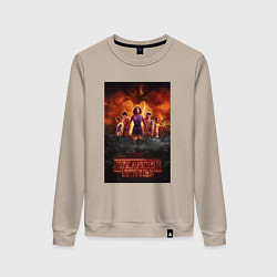 Женский свитшот Очень странные дела, персонажи