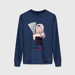 Женский свитшот Госпожа Кагуя Love is war Синомия с веером