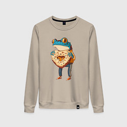 Женский свитшот Пряничная лягушка