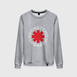 Свитшот хлопковый женский Peppers - Logo, цвет: меланж