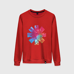 Свитшот хлопковый женский RHCP Color, цвет: красный