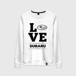 Женский свитшот Subaru Love Classic