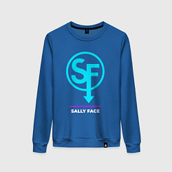 Женский свитшот Символ Sally Face в неоновых цветах