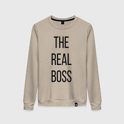 Женский свитшот The real boss!