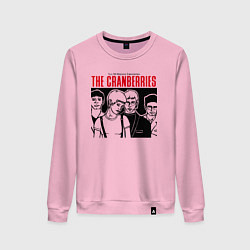 Свитшот хлопковый женский Sus 50 mejores canciones - The Cranberries, цвет: светло-розовый