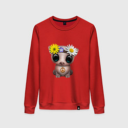 Женский свитшот Мир - Свинка