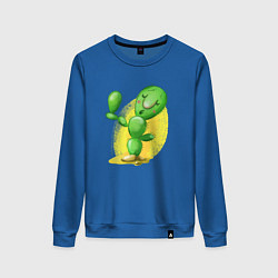 Женский свитшот Забавный кактус