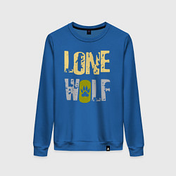 Женский свитшот Lone Wolf - одинокий волк