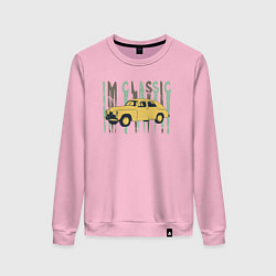 Свитшот хлопковый женский Im Classic M20, цвет: светло-розовый