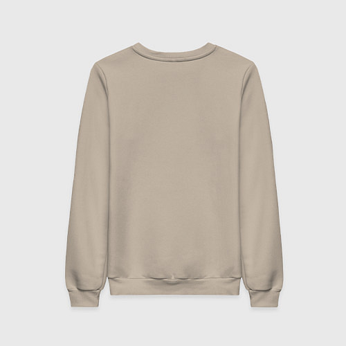 Женский свитшот Zen - intergalactic ninja / Миндальный – фото 2