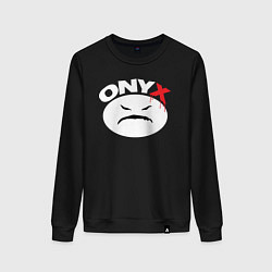 Женский свитшот Onyx logo white