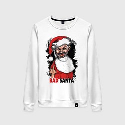 Женский свитшот Bad Santa, fuck you