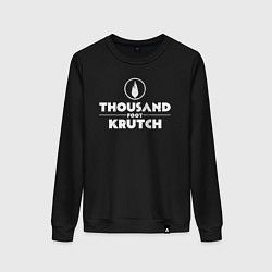 Женский свитшот Thousand Foot Krutch белое лого