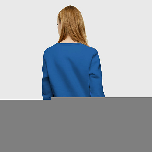 Женский свитшот Project Playtime - Boxy Boo / Синий – фото 4