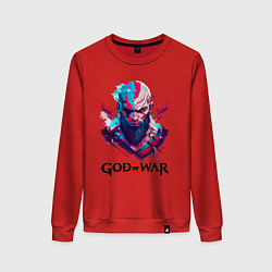 Женский свитшот God of War, Kratos