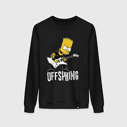 Женский свитшот Offspring Барт Симпсон рокер