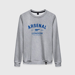 Свитшот хлопковый женский Arsenal london the gunners, цвет: меланж