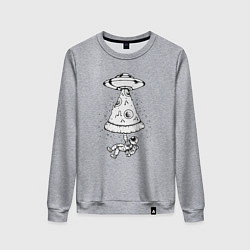 Женский свитшот Pizza space