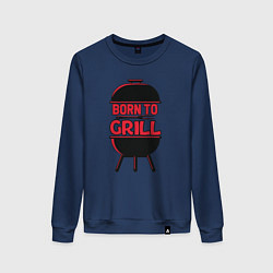 Женский свитшот Born to grill