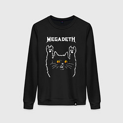 Женский свитшот Megadeth rock cat