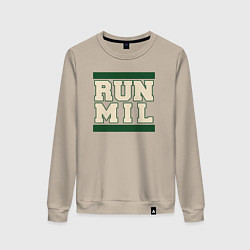 Женский свитшот Run Milwaukee Bucks