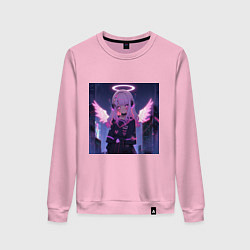 Женский свитшот Милая аниме девушка-ангел