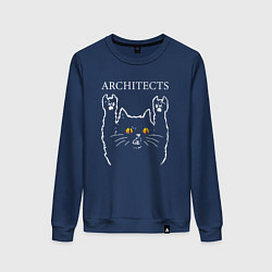 Женский свитшот Architects rock cat