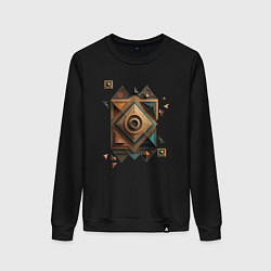 Женский свитшот Геометрия квадрата