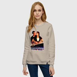 Свитшот хлопковый женский Титаник Ретро Дизайн, цвет: миндальный — фото 2