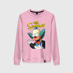 Женский свитшот Krusty the clown