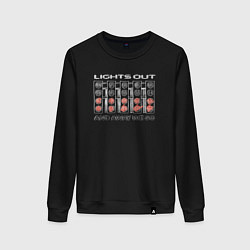 Женский свитшот Lights out white