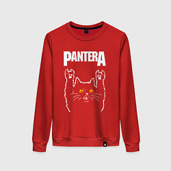 Женский свитшот Pantera rock cat