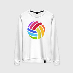 Женский свитшот Rainbow volleyball