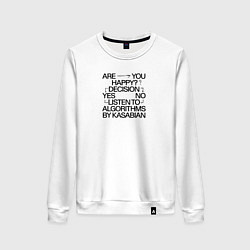 Женский свитшот Kasabian Algorithms