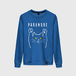 Женский свитшот Paramore rock cat