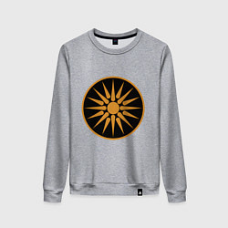 Свитшот хлопковый женский Македония Total War: Rome II, цвет: меланж