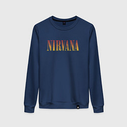 Женский свитшот Nirvana logo