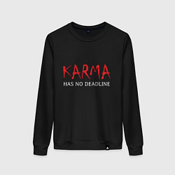 Женский свитшот Karma has no deadline