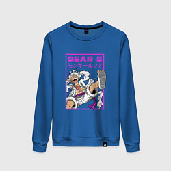 Женский свитшот One piece - gear 5 белый