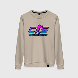 Женский свитшот КС 2 лого неон