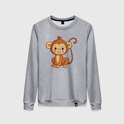 Женский свитшот Милая мартышка