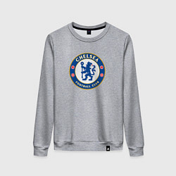 Свитшот хлопковый женский Chelsea fc sport, цвет: меланж