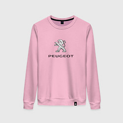 Свитшот хлопковый женский Peugeot sport auto, цвет: светло-розовый