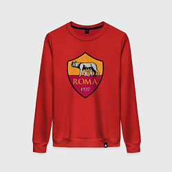 Свитшот хлопковый женский Roma sport fc, цвет: красный