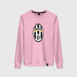 Свитшот хлопковый женский Juventus sport fc, цвет: светло-розовый