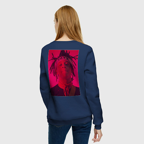Женский свитшот T-shirt trippie redd / Тёмно-синий – фото 4