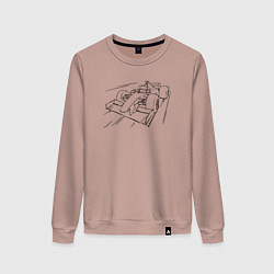 Женский свитшот Формула 1 контур