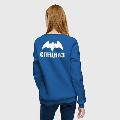 Женский свитшот Спецназ разведка ГРУ / Синий – фото 4